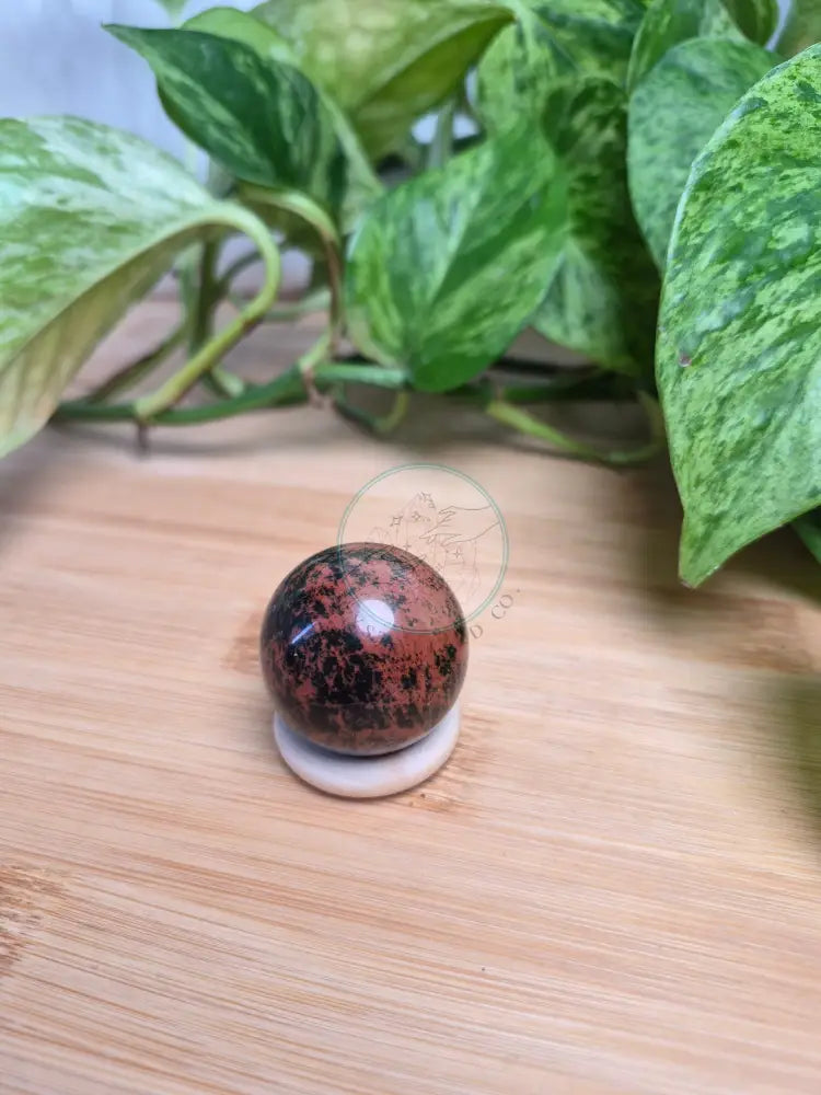 MAHOGANY OBSIDIAN SPHERE