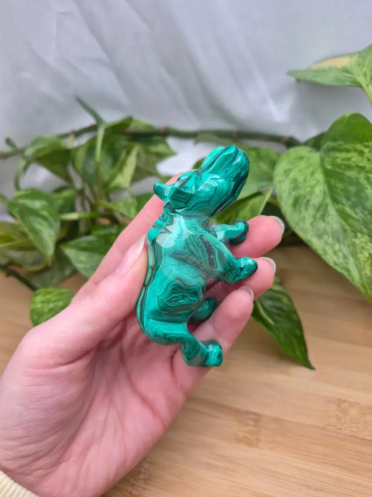 MALACHITE HIPPO