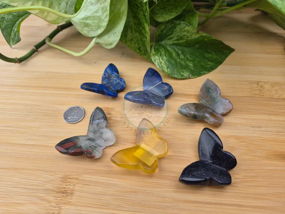 MIXED CRYSTAL BUTTERFLY