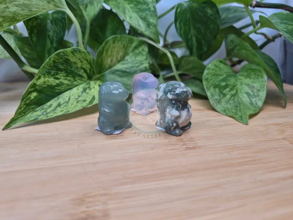 MIXED CRYSTAL CHUBBY DINOSAUR SM