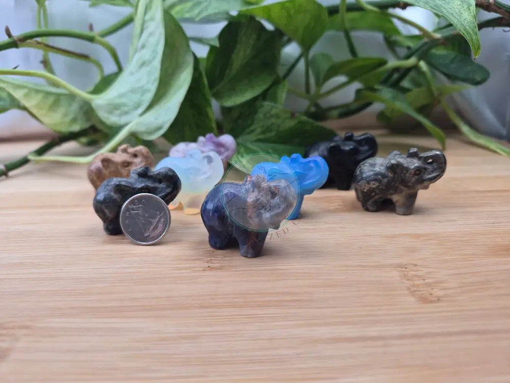 MIXED CRYSTAL ELEPHANT SM