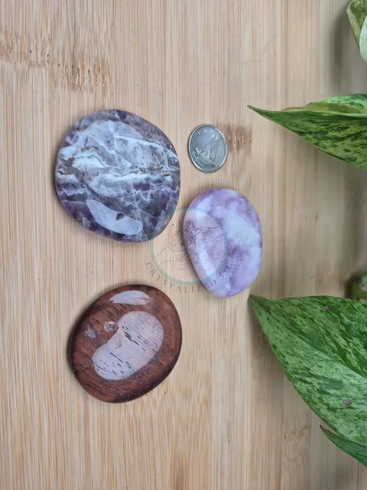 MIXED CRYSTAL FLAT STONE