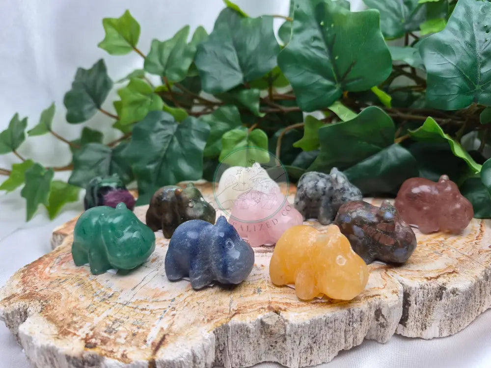 MIXED CRYSTAL HIPPO