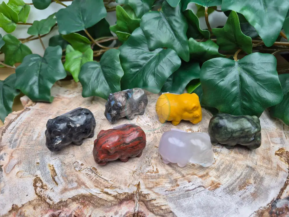 MIXED CRYSTAL HIPPO