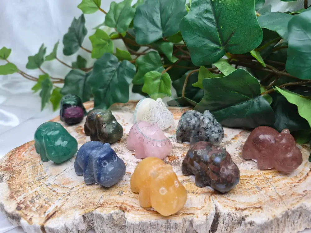 MIXED CRYSTAL HIPPO