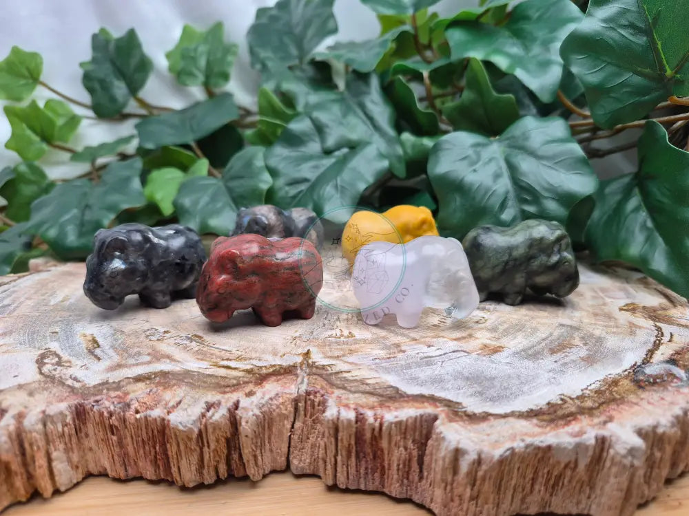 MIXED CRYSTAL HIPPO