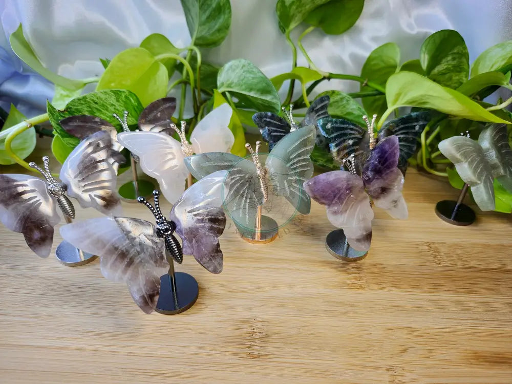 MIXED CRYSTAL MINI BUTTERFLY WINGS