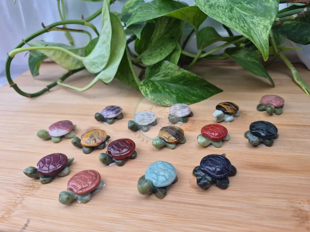MIXED CRYSTAL MINI TURTLE