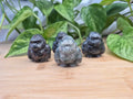 MIXED CRYSTAL STANDING GORILLA