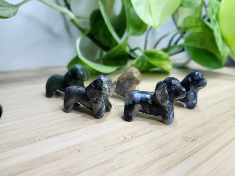 MIXED CRYSTAL WEINER DOG