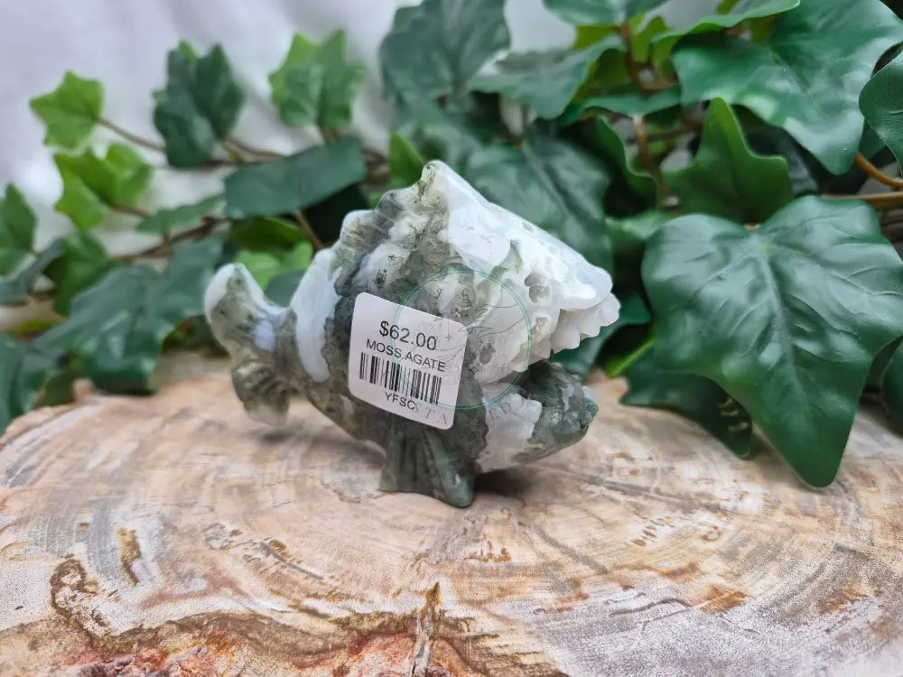 MOSS AGATE ANGLER FISH