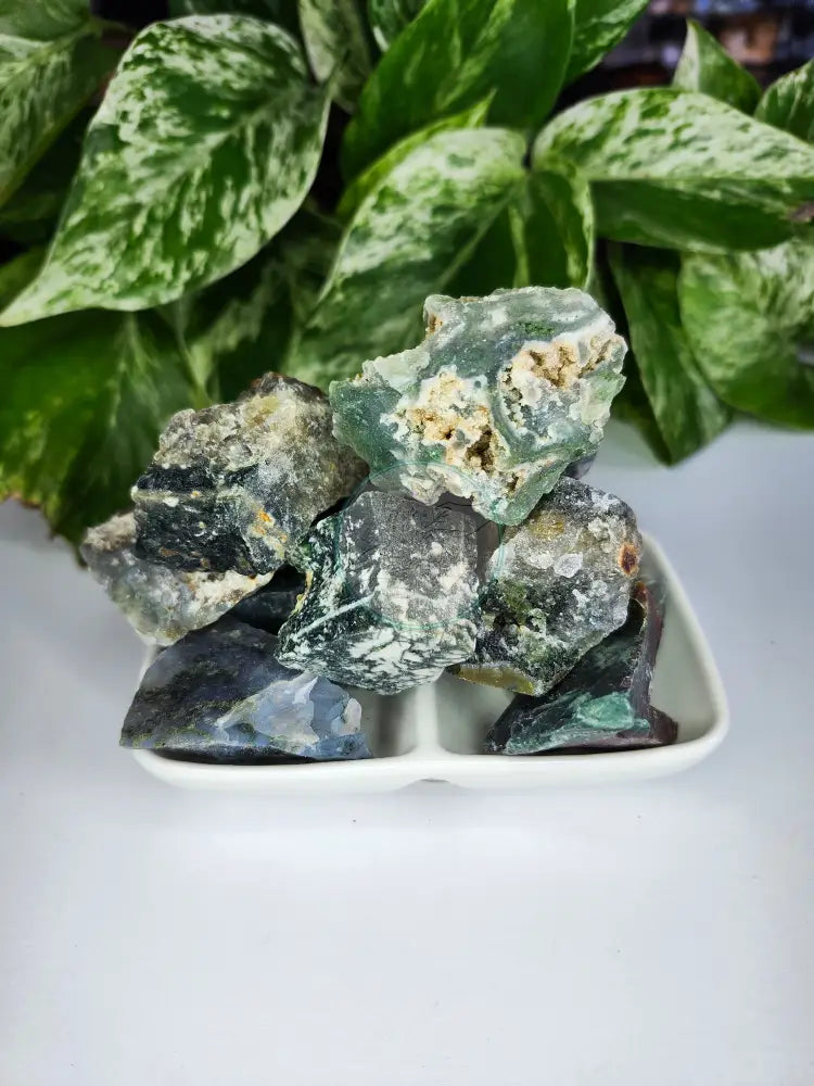 MOSS AGATE ROUGH STONE - ROUGH STONES