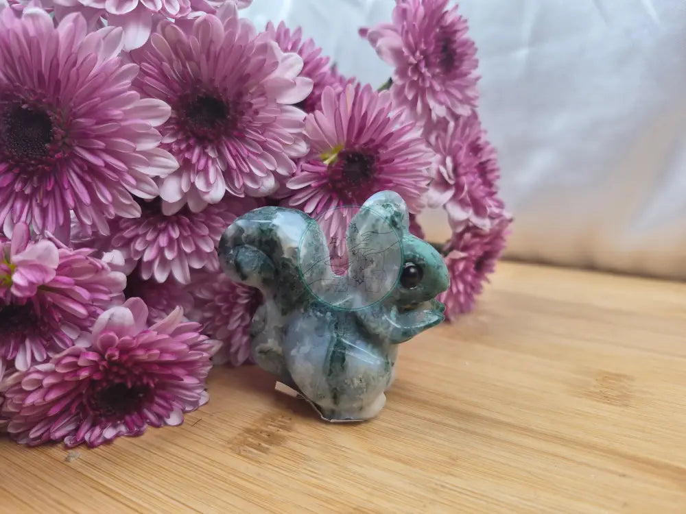 MOSS AGATE SQUIRREL