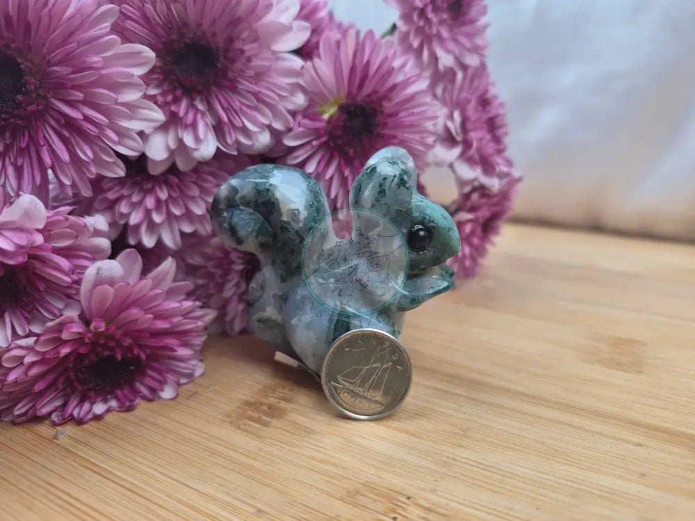 MOSS AGATE SQUIRREL