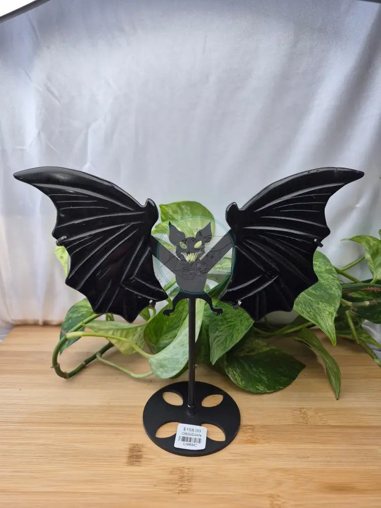 OBSIDIAN BAT WINGS LG