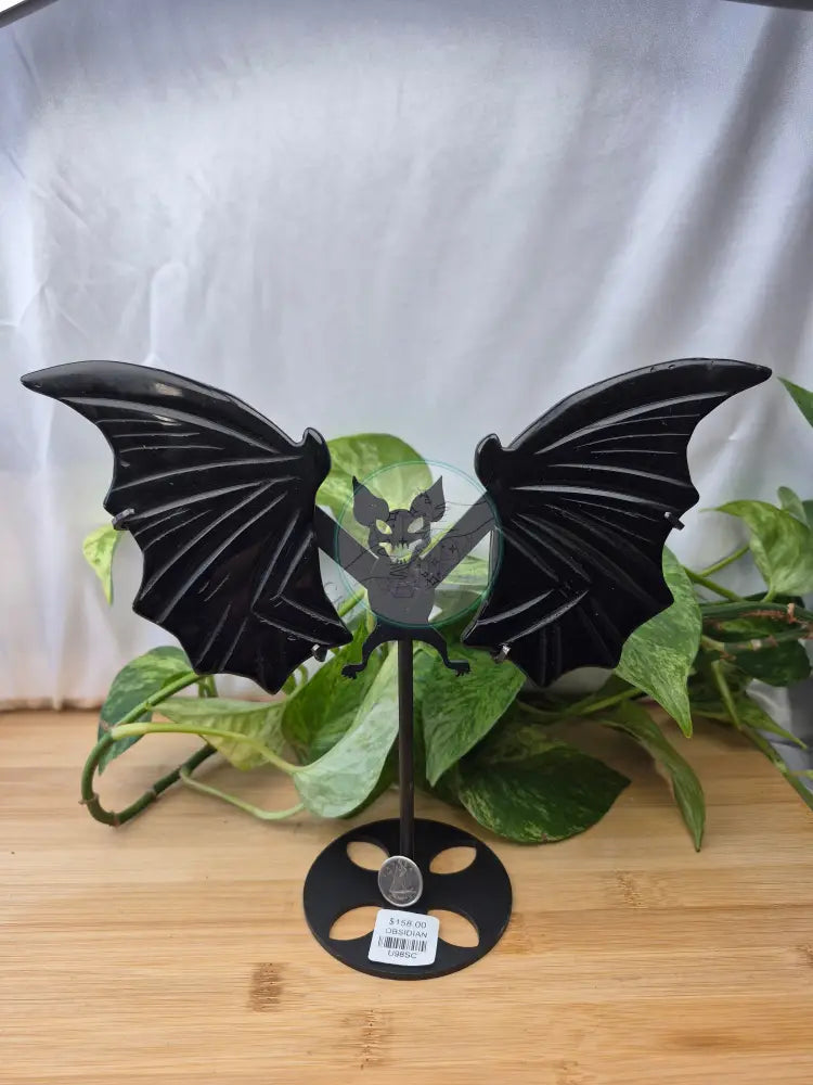 OBSIDIAN BAT WINGS LG