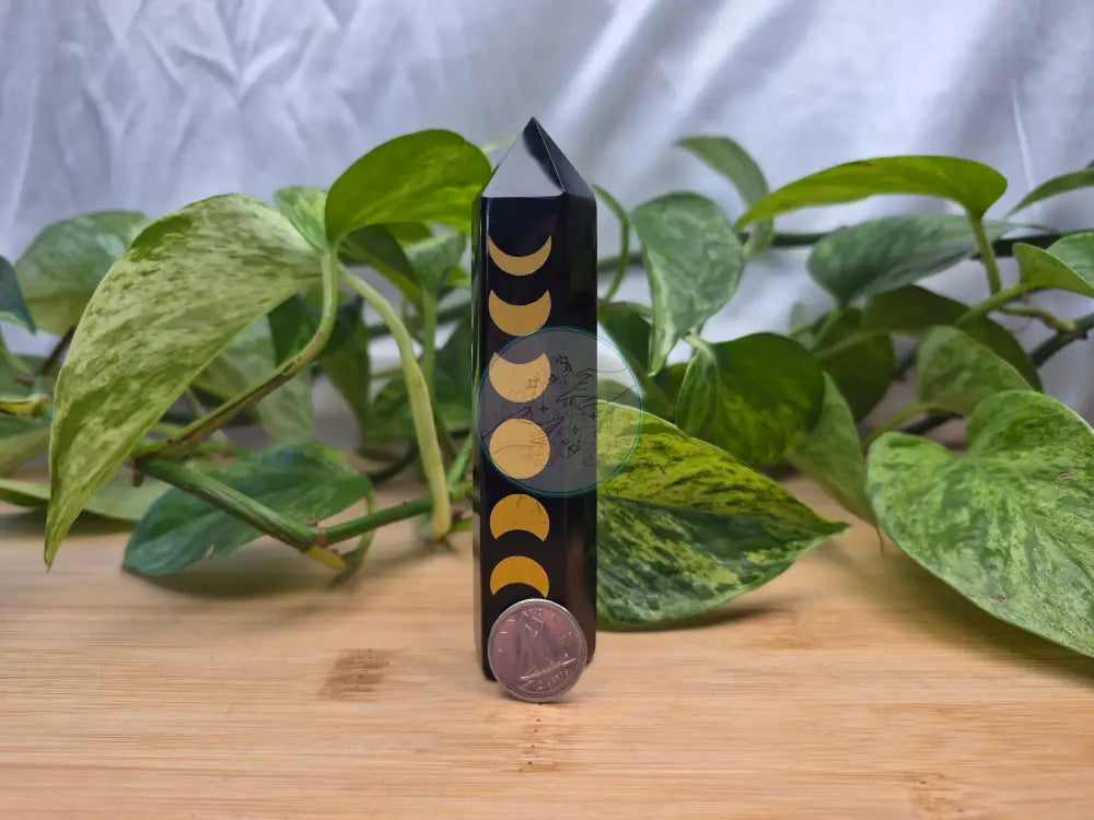OBSIDIAN MOON PHASE TOWER