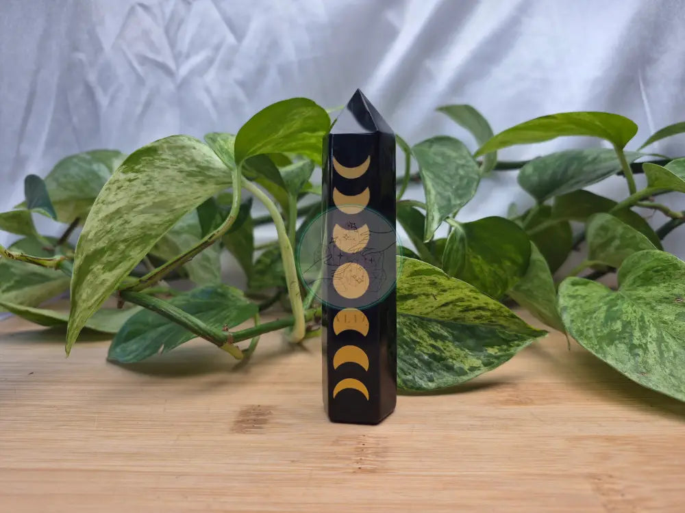 OBSIDIAN MOON PHASE TOWER