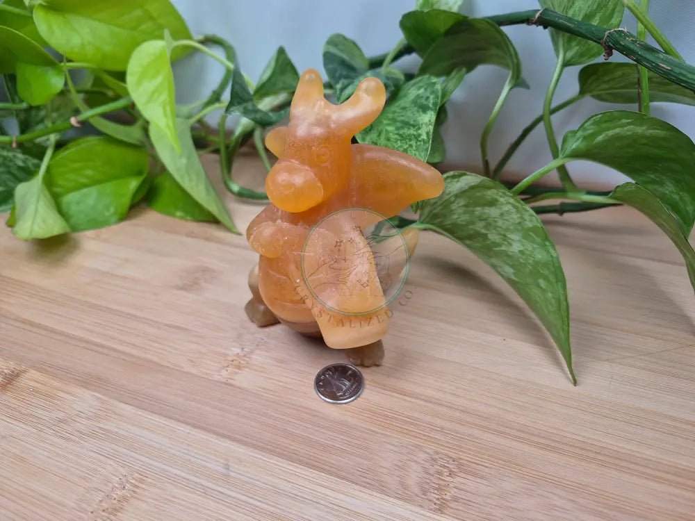 ORANGE CALCITE DRAGONITE