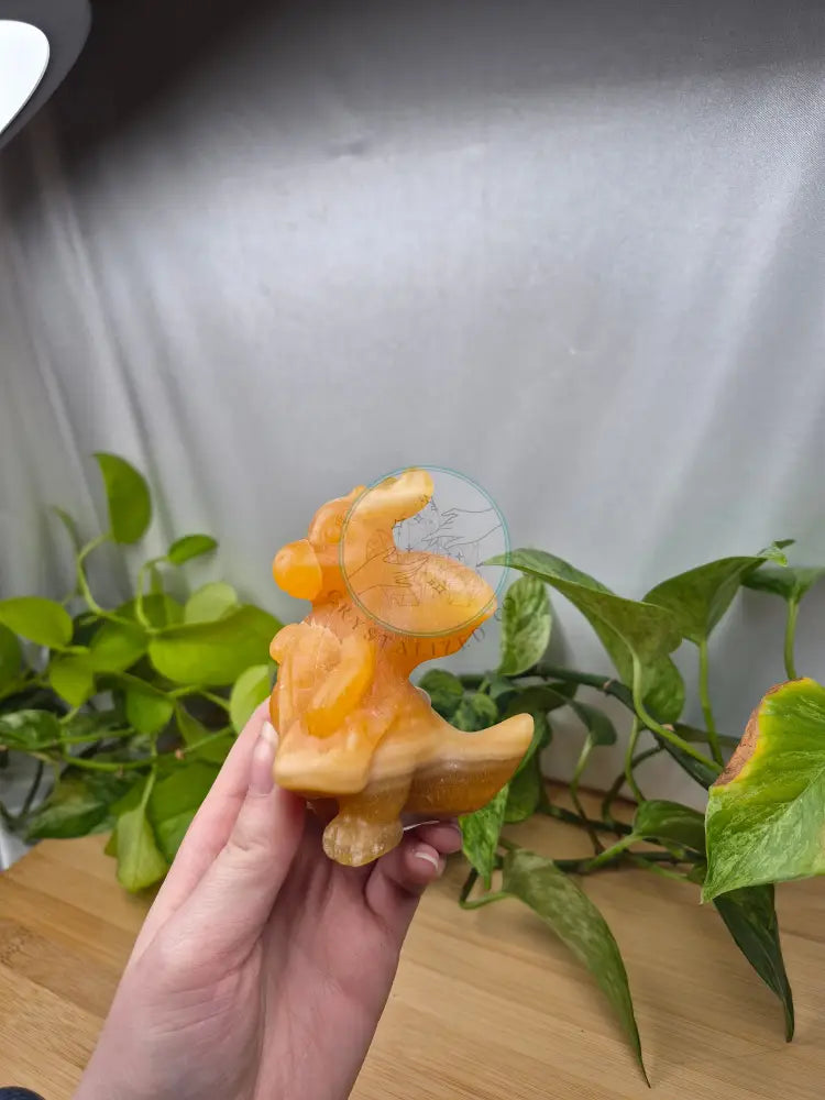ORANGE CALCITE DRAGONITE