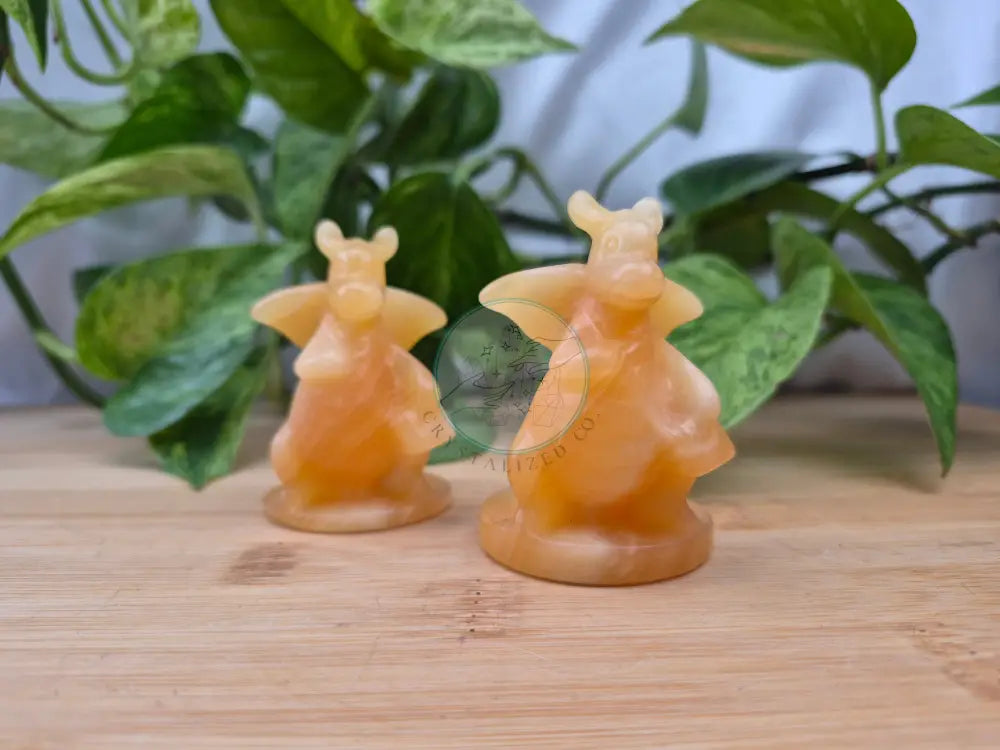ORANGE CALCITE DRAGONITE MD