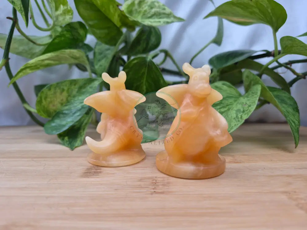 ORANGE CALCITE DRAGONITE MD