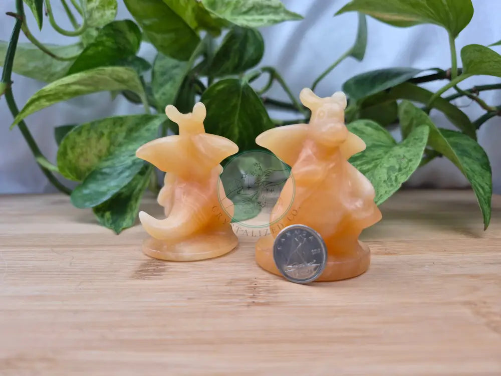ORANGE CALCITE DRAGONITE MD