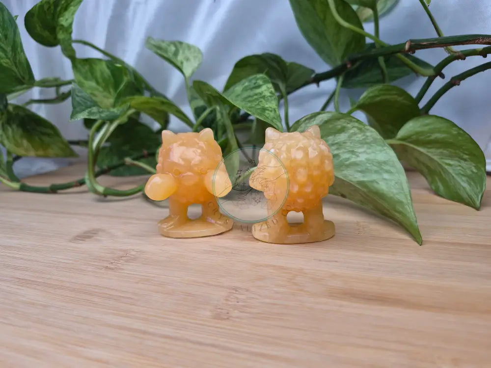 ORANGE CALCITE PRIMEAPE LG