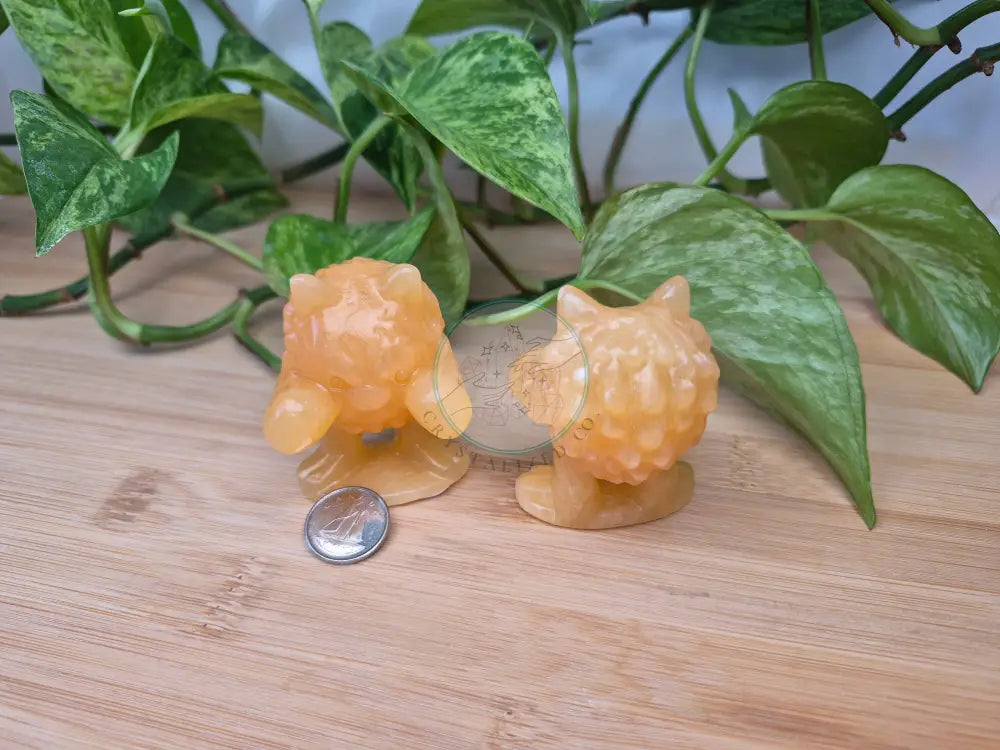 ORANGE CALCITE PRIMEAPE LG