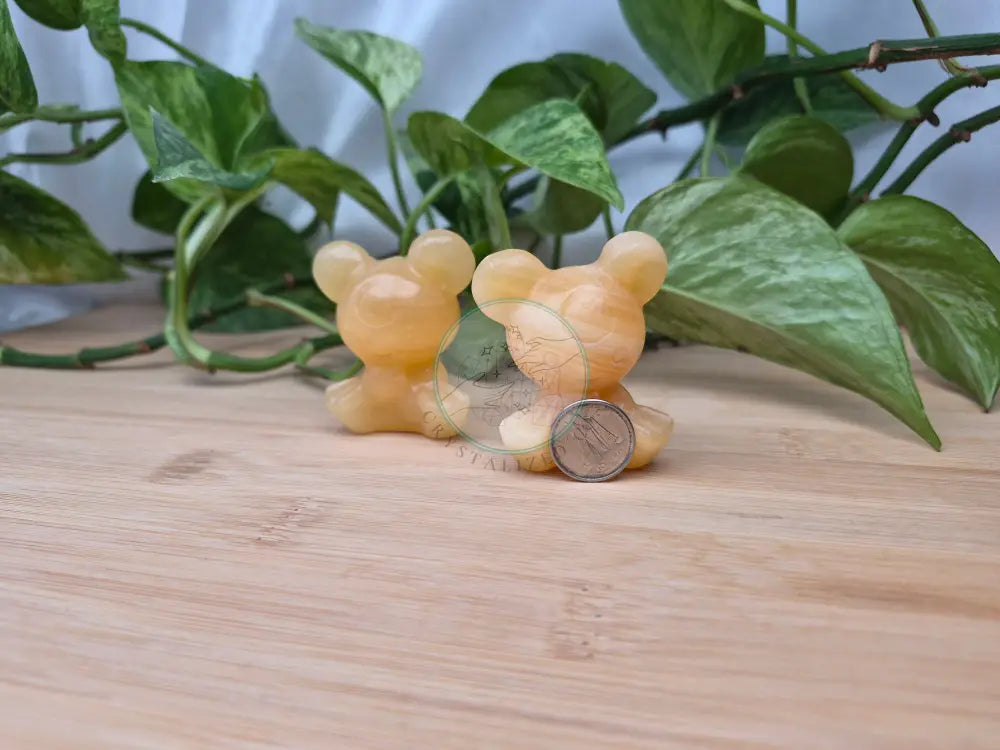 ORANGE CALCITE TEDDIURSA