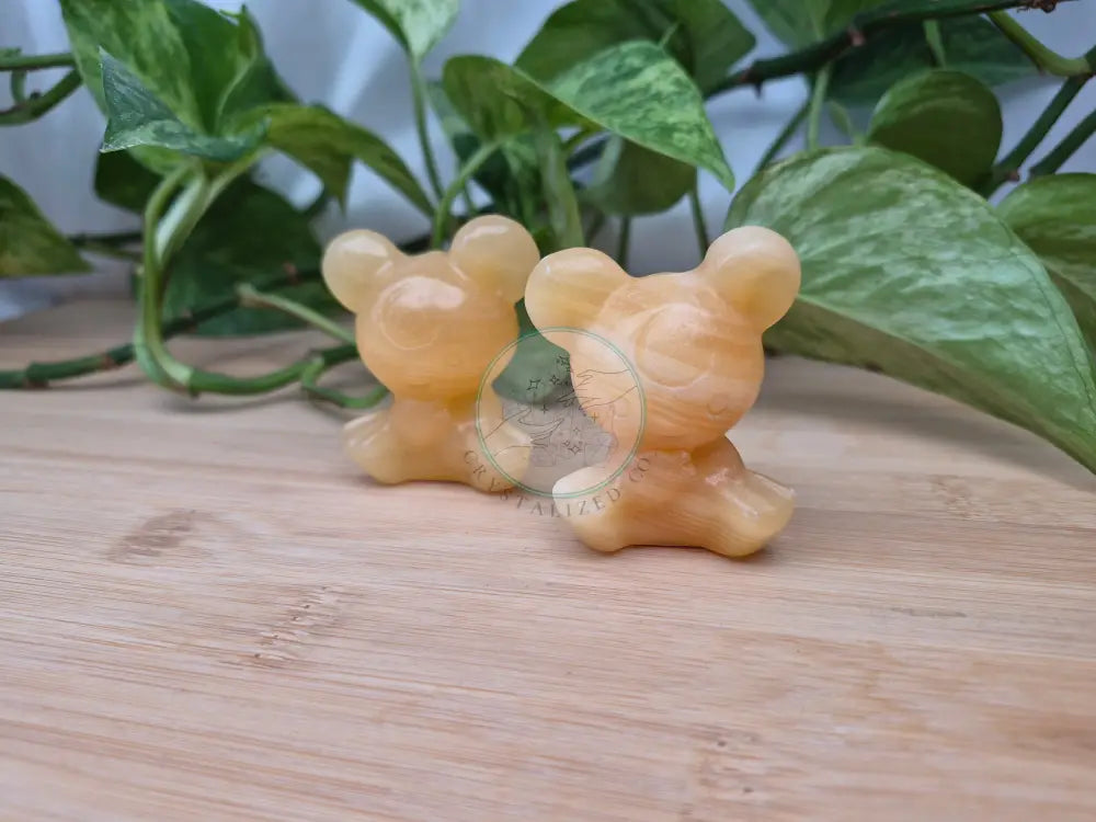 ORANGE CALCITE TEDDIURSA