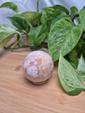 PINK AMETHYST & FLOWER AGATE SPHERE