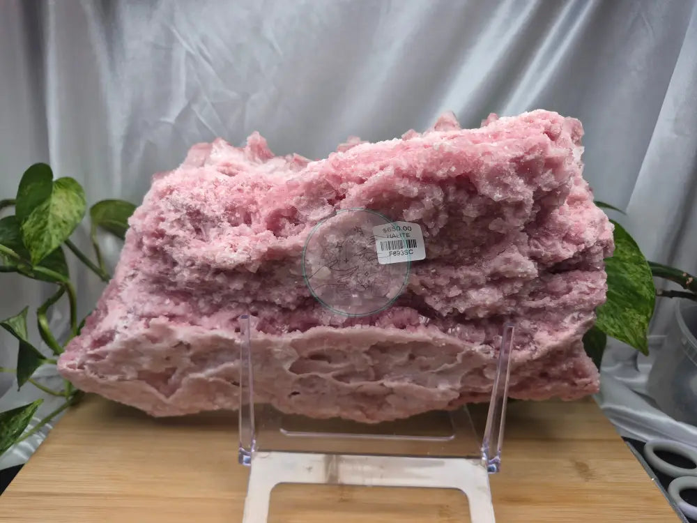 PINK HALITE CLUSTER XL