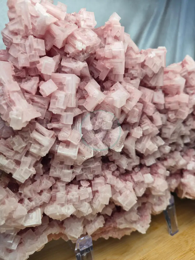 PINK HALITE CLUSTER XL