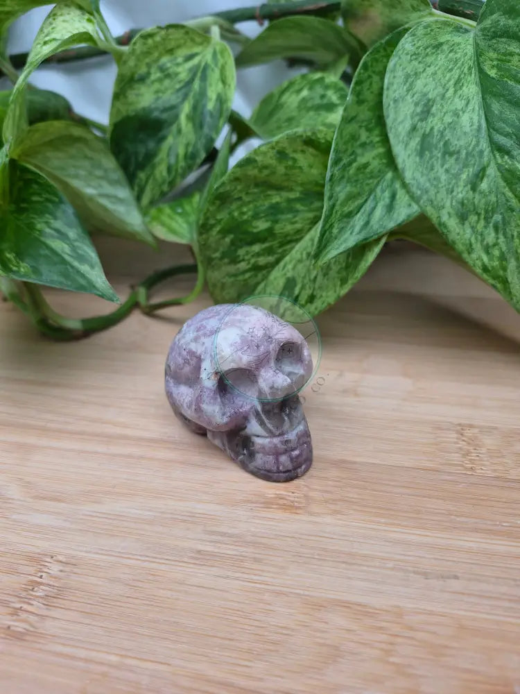 PINK TOURMALINE SKULL