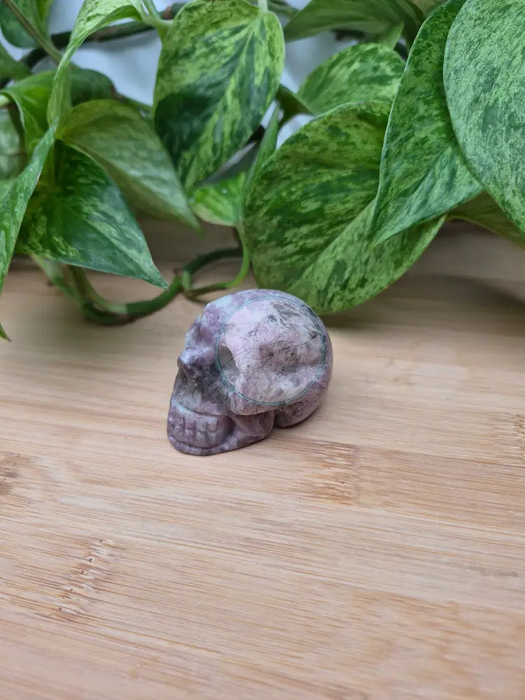 PINK TOURMALINE SKULL
