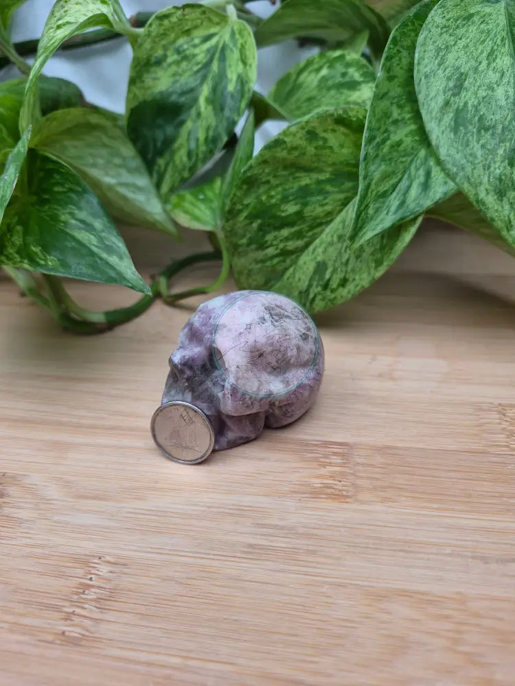 PINK TOURMALINE SKULL