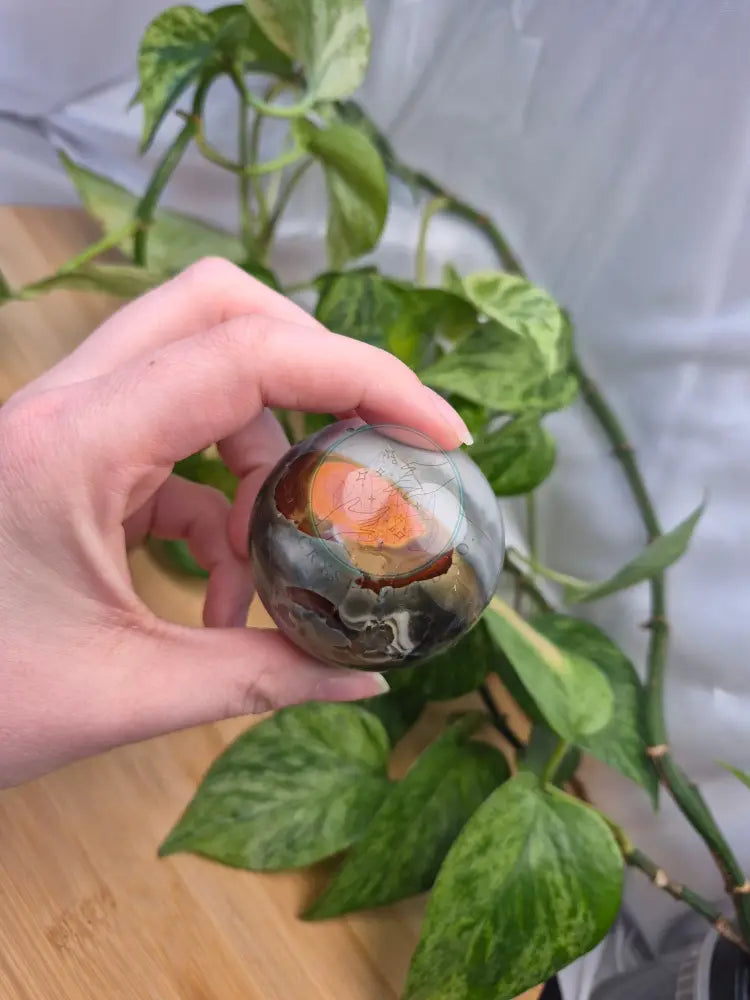 POLYCHROME JASPER SPHERE