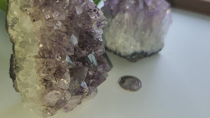 METEORITIC CANADIAN AMETHYST CLUSTER