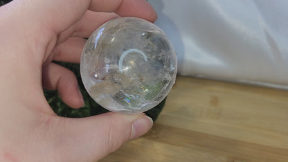 CLEAR QUARTZ SPHERE