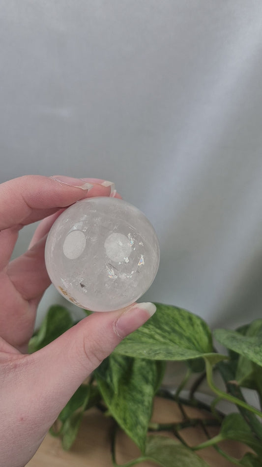 CLEAR CALCITE SPHERE