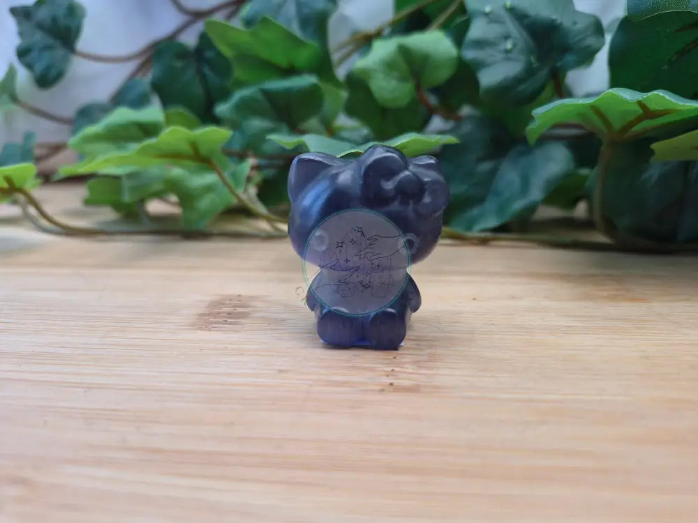 PURPLE CATS EYE HELLO KITTY