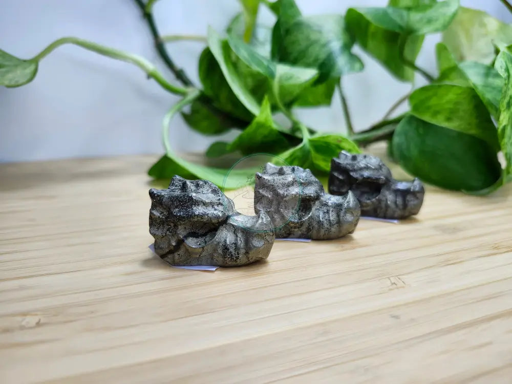 PYRITE DRAGON HEAD SM