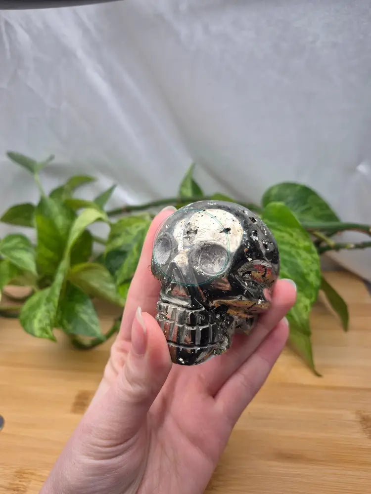 PYRITE SKULL