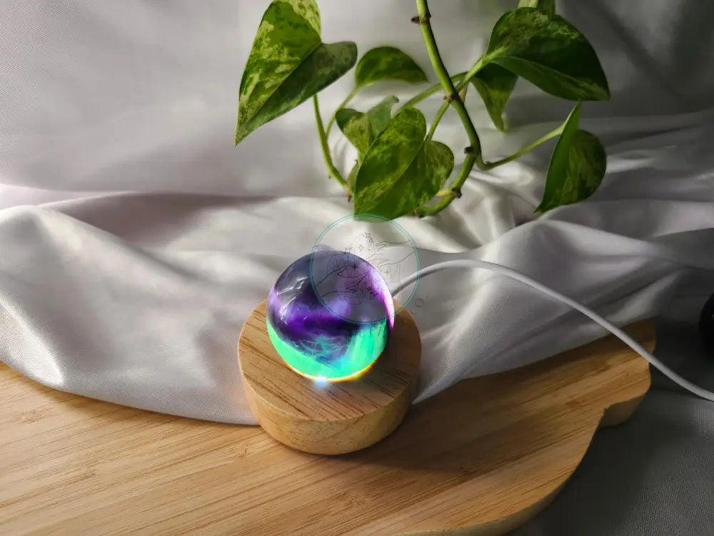 RAINBOW FLUORITE SPHERE