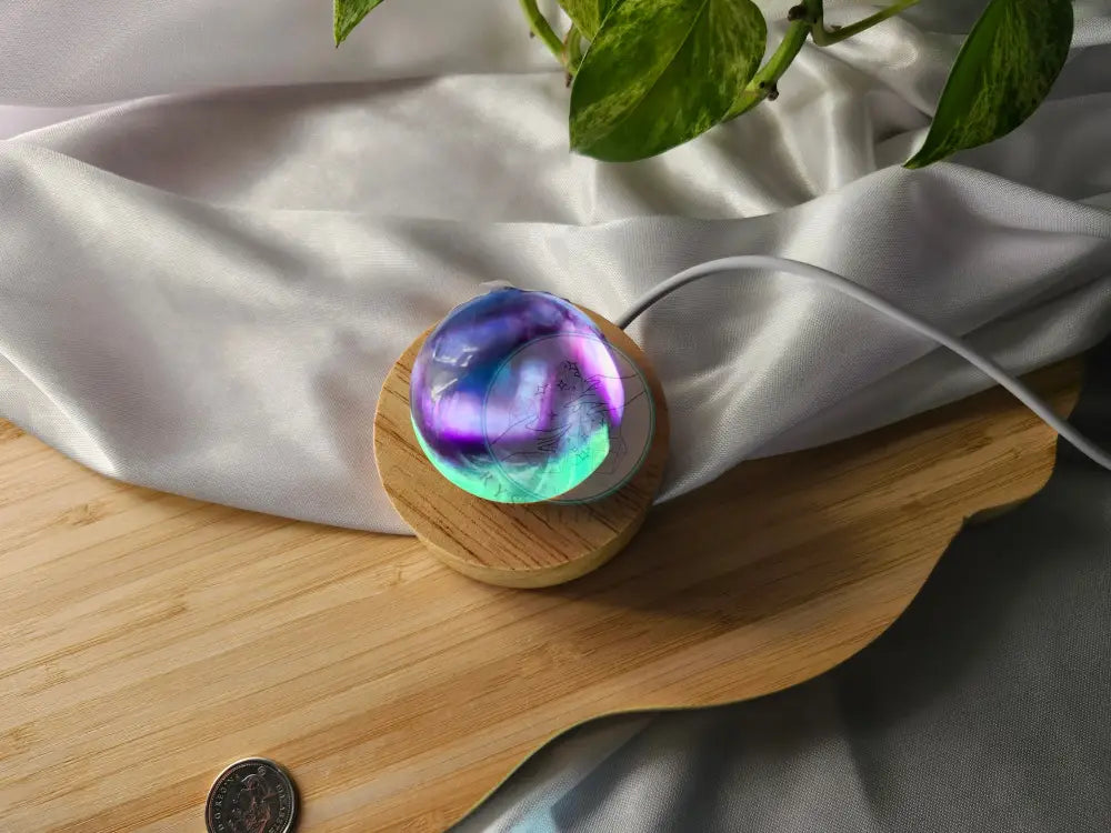RAINBOW FLUORITE SPHERE