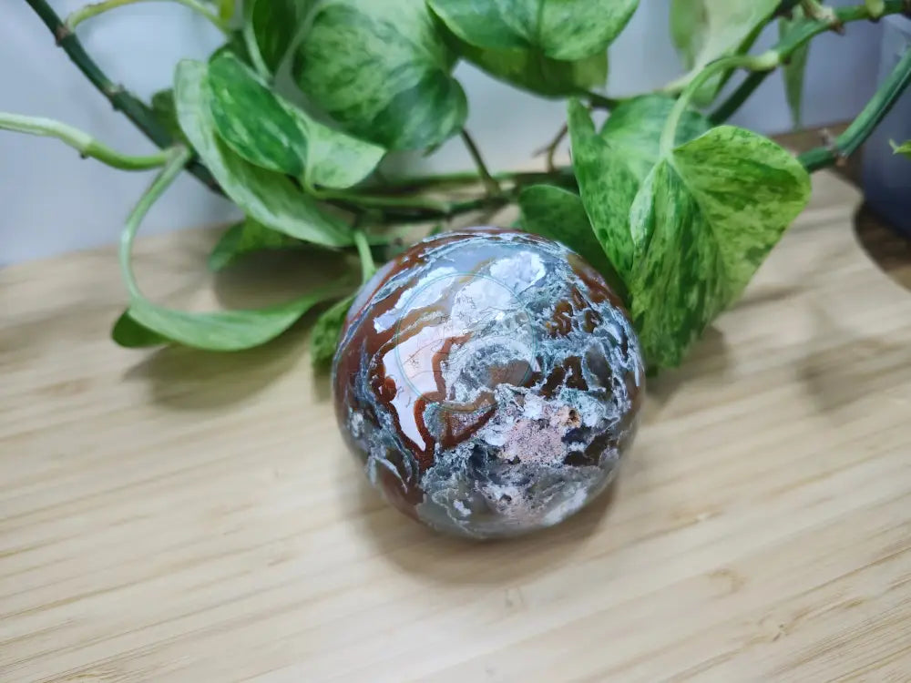 RED MOSS AGATE SPHERE