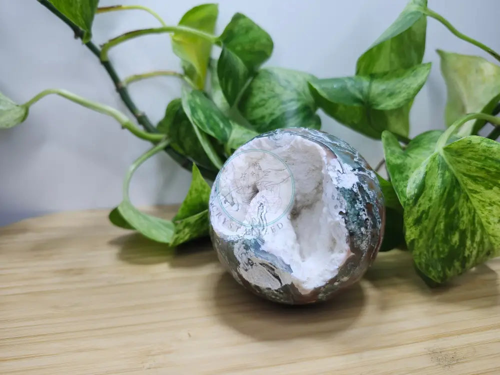 RED MOSS AGATE SPHERE