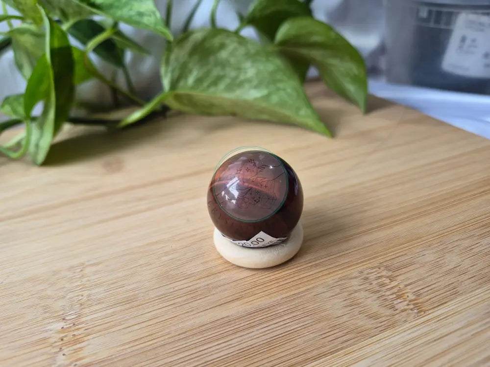 RED TIGER’S EYE SPHERE