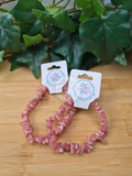 RHODOCHROSITE CHIP BRACELET